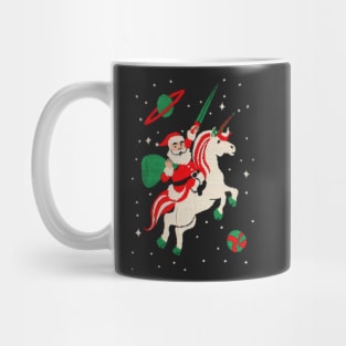 Santa and Unicorn Mug